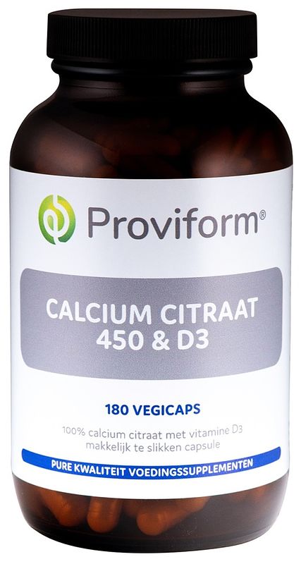 Foto van Proviform calcium citraat 450 & d3 capsules