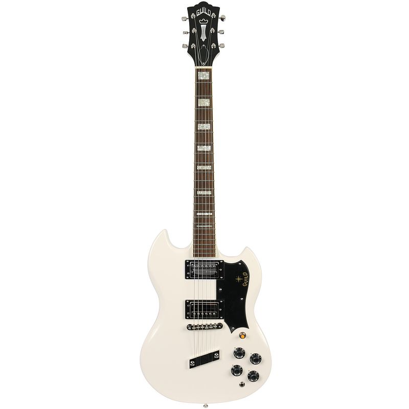 Foto van Guild s-100 polara white elektrische gitaar