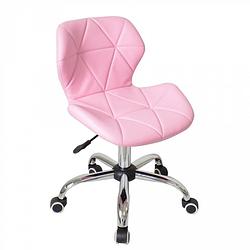 Foto van Bureaustoel modern design - directiestoel - hoogte verstelbaar - roze