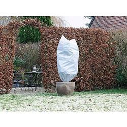 Foto van Natuur pak van 2 winterkleed 50 g / m² - ø 75 cm x 1,50 m - wit