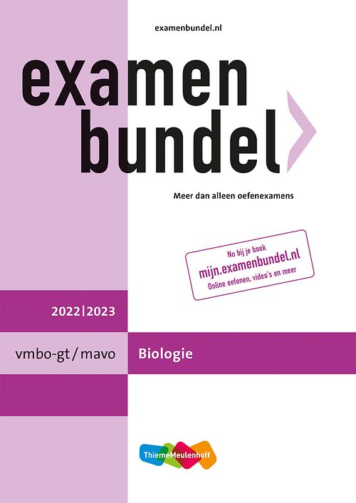 Foto van Examenbundel vmbo-gt/mavo biologie 2022/2023 - paperback (9789006639629)