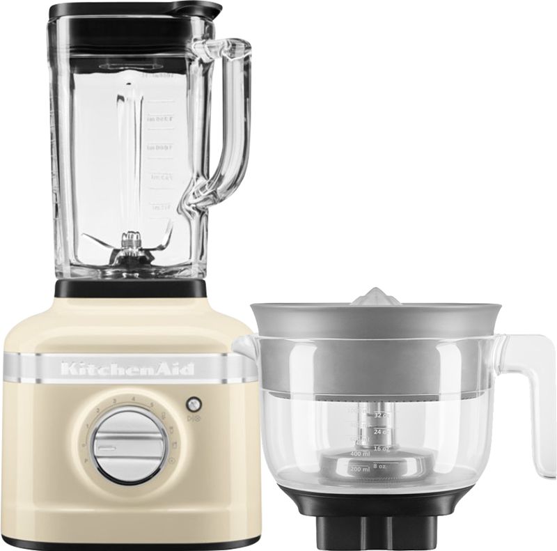 Foto van Kitchenaid artisan k400 5ksb4026eac amandelwit + citruspers opzetstuk