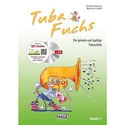 Foto van Hage musikverlag eh 3818 tuba fuchs band 1 lesboek (duitstalig)