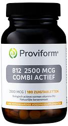 Foto van Proviform vitamine b12 2500 mcg combi zuigtabletten