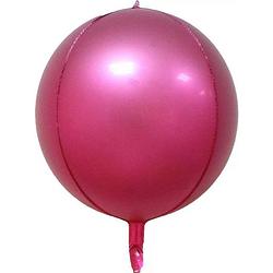 Foto van Folie ballon metallic roze 22 inch 55 cm metallic roze dm-products