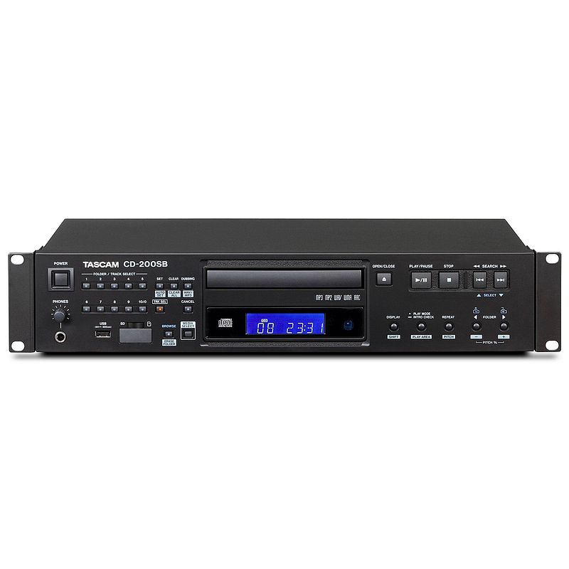 Foto van Tascam cd-200sb cd/usb/sdhc-speler