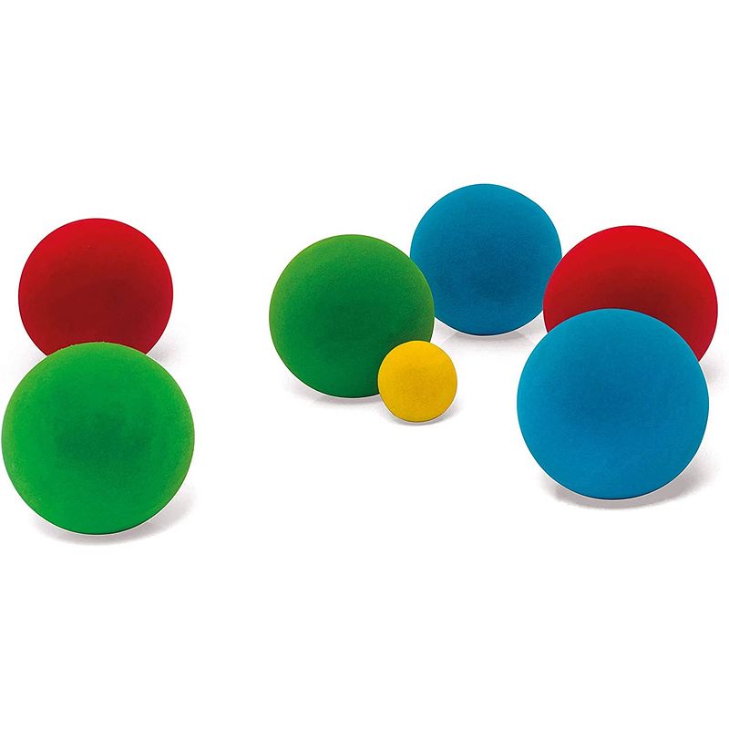 Foto van Rubbabu rubberen jeu de boules set - mijn eerste petanque