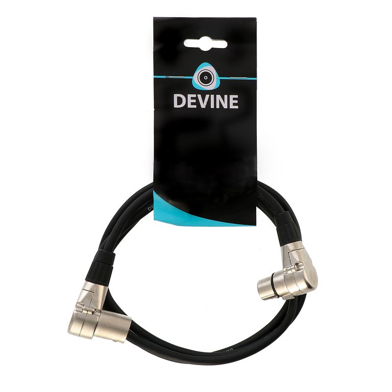 Foto van Devine ve2115 microfoonkabel xlr female-xlr male haaks 1.5 meter