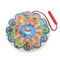 Foto van Viga toys labyrint met magneetstift klok 17,5 cm