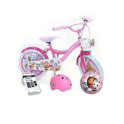 Foto van Volare kinderfiets lol surprise - 16 inch - roze - twee handremmen - met fietshelm en accessoires