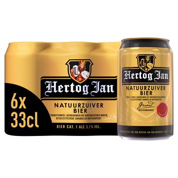 Foto van Hertog jan pilsener gekoeld bier blik 6 x 330ml bij jumbo