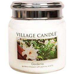 Foto van Village candle kaars gardenia 9,5 x 11 cm wax geel