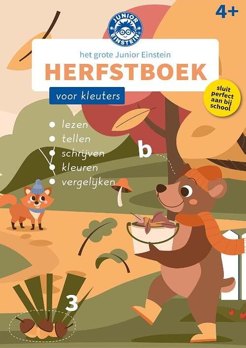 Foto van Het grote junior einstein herfstboek - paperback (9789493218611)