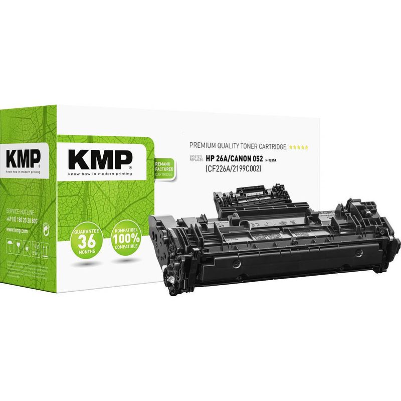 Foto van Kmp h-t245a tonercassette vervangt hp 26a, cf226a zwart 4000 bladzijden compatibel toner