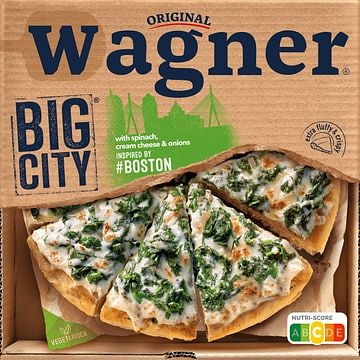 Foto van Wagner big city pizza boston spinazie kaas 430g bij jumbo