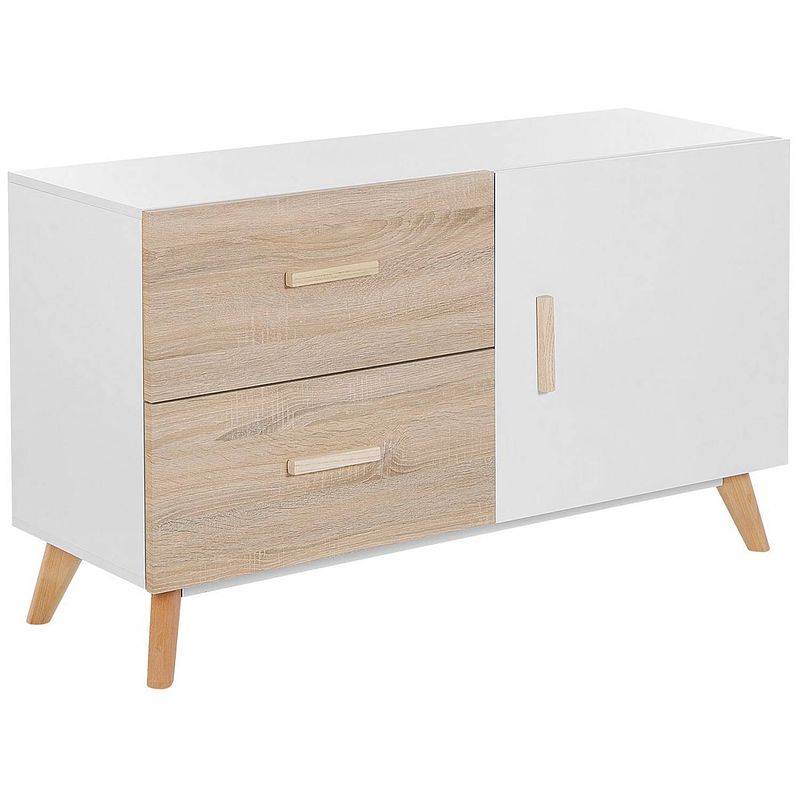 Foto van Beliani fili - sideboard-lichte houtkleur-mdf