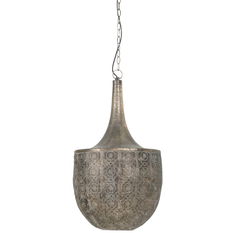 Foto van Light & living - hanglamp tanya - 41x41x74 - bruin