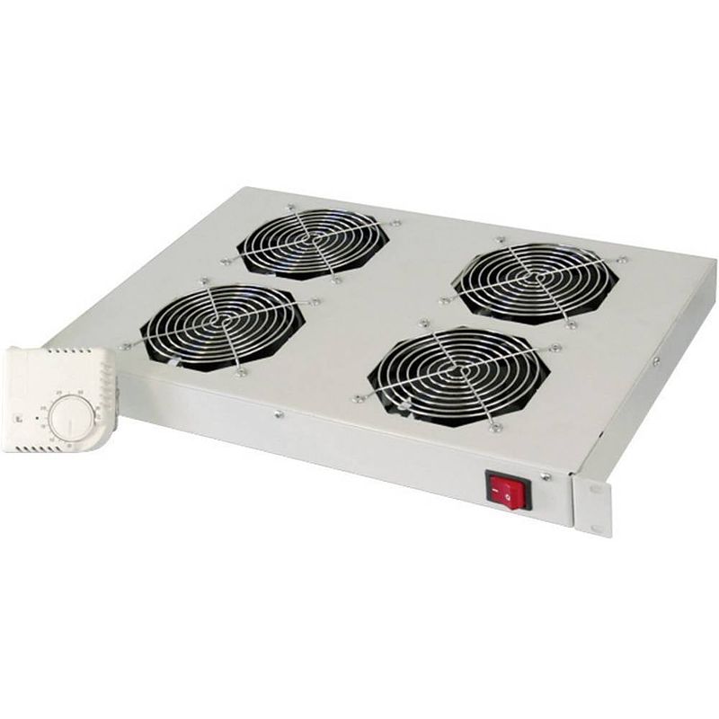 Foto van Digitus dn-19 fan-4-ho 19 inch 4 x patchkast-ventilator grijs