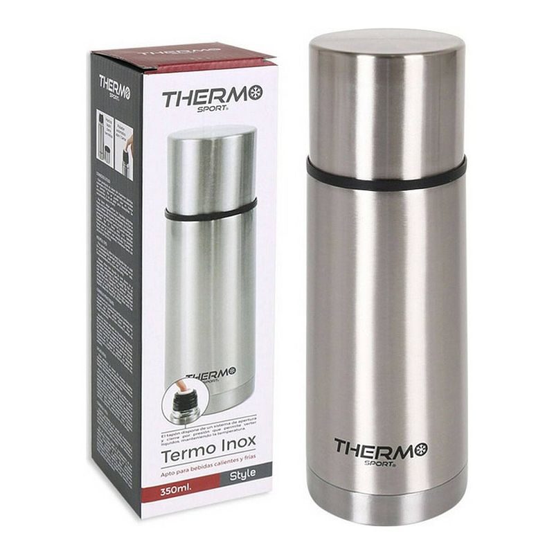 Foto van Thermos quttin style thermosport roestvrij staal (350 ml)