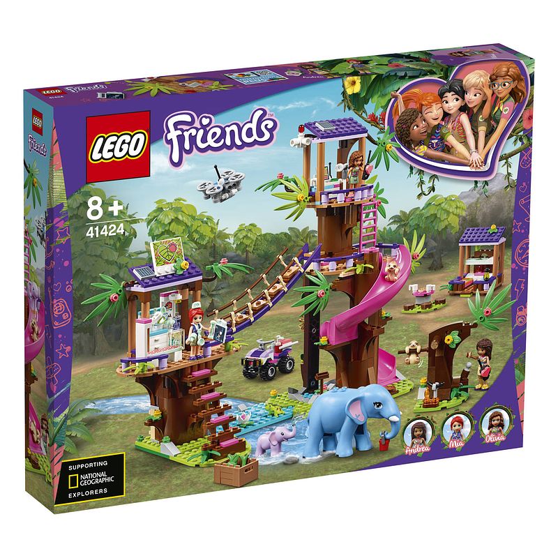 Foto van Lego friends jungle reddingsbasis - 41424