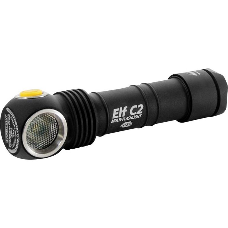 Foto van Armytek elf c2 warm handlamp werkt op een accu led 1100 lm 4800 h 65 g