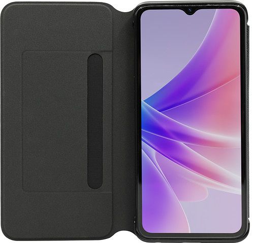 Foto van Oppo a77 5g wallet book case zwart