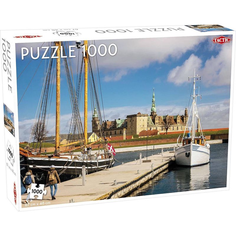 Foto van Tactic legpuzzel kronborg castle 67 x 48 cm karton 1000 stukjes