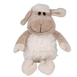 Foto van Clayre & eef knuffel schaap 10x15x19 cm wit pluche wit