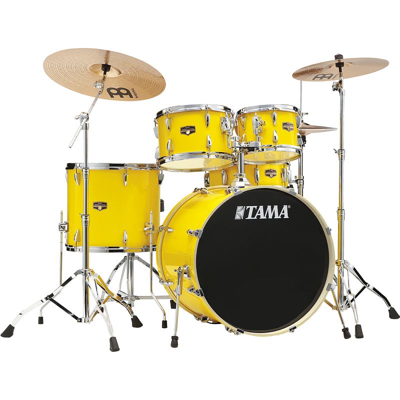 Foto van Tama ip52h6w-ely imperialstar 5-delige drumkit electric yellow