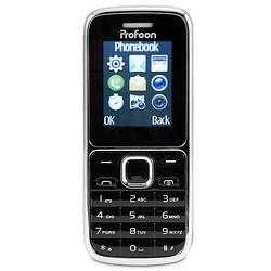 Foto van Eenvoudige mobiele telefoon profoon pm-25 zilver-zwart