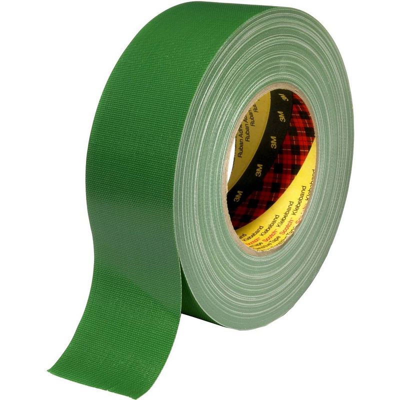 Foto van 3m 3m 389gr50 textieltape scotch groen (l x b) 50 m x 50 mm 1 stuk(s)