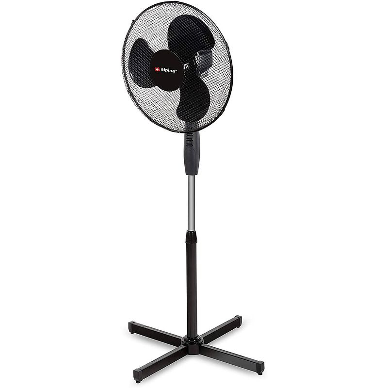 Foto van Alpina - staande ventilator - ø 40 cm - zwart - 40 watt