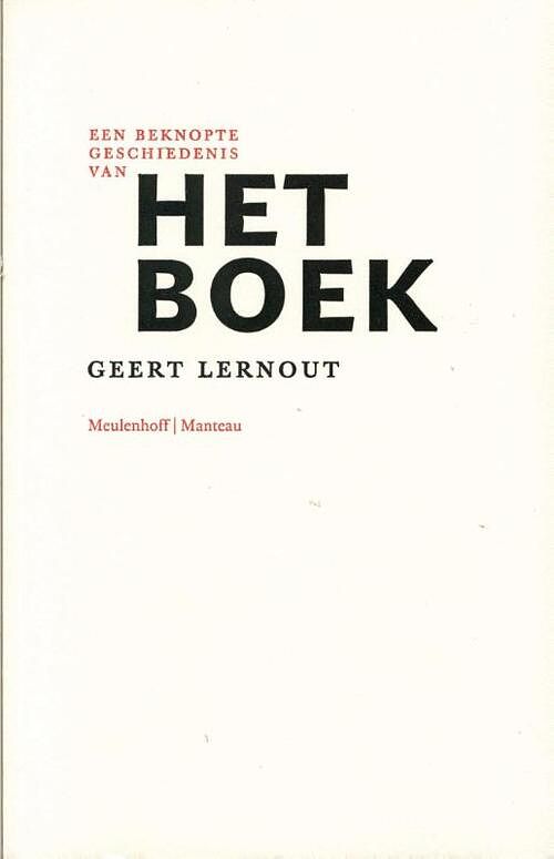 Foto van Het boek - geert lernout - ebook (9789460420023)