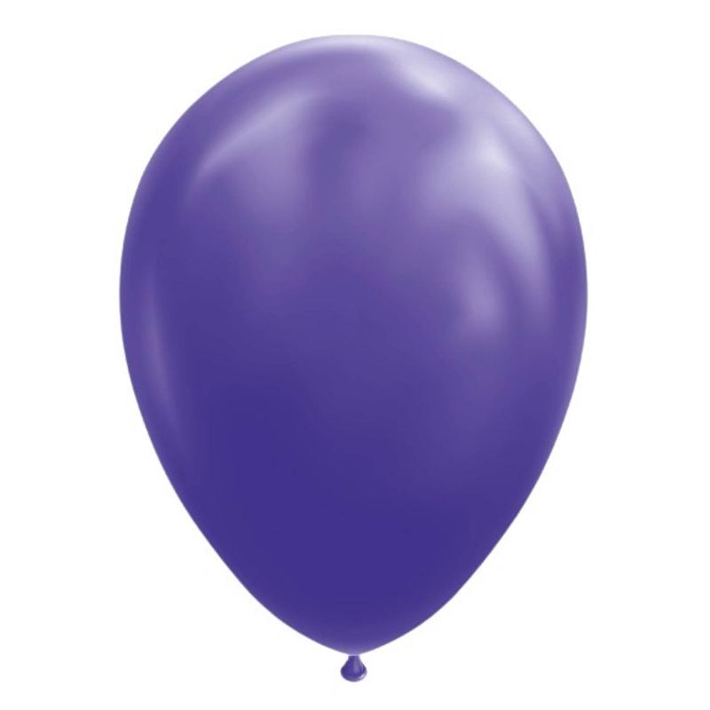 Foto van Wefiesta ballonnen 12 cm latex paars 100 stuks