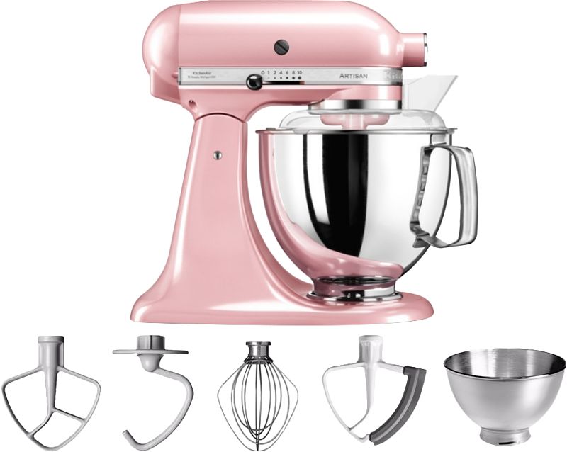 Foto van Kitchenaid artisan mixer 5ksm175ps zijderoze