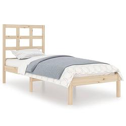 Foto van Vidaxl bedframe massief hout 100x200 cm