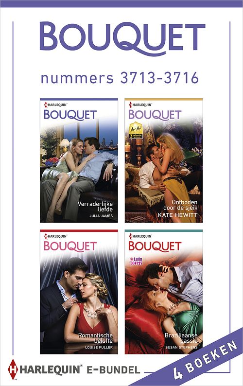 Foto van Bouquet e-bundel nummers 3713-3716 - julia james - ebook (9789402517156)