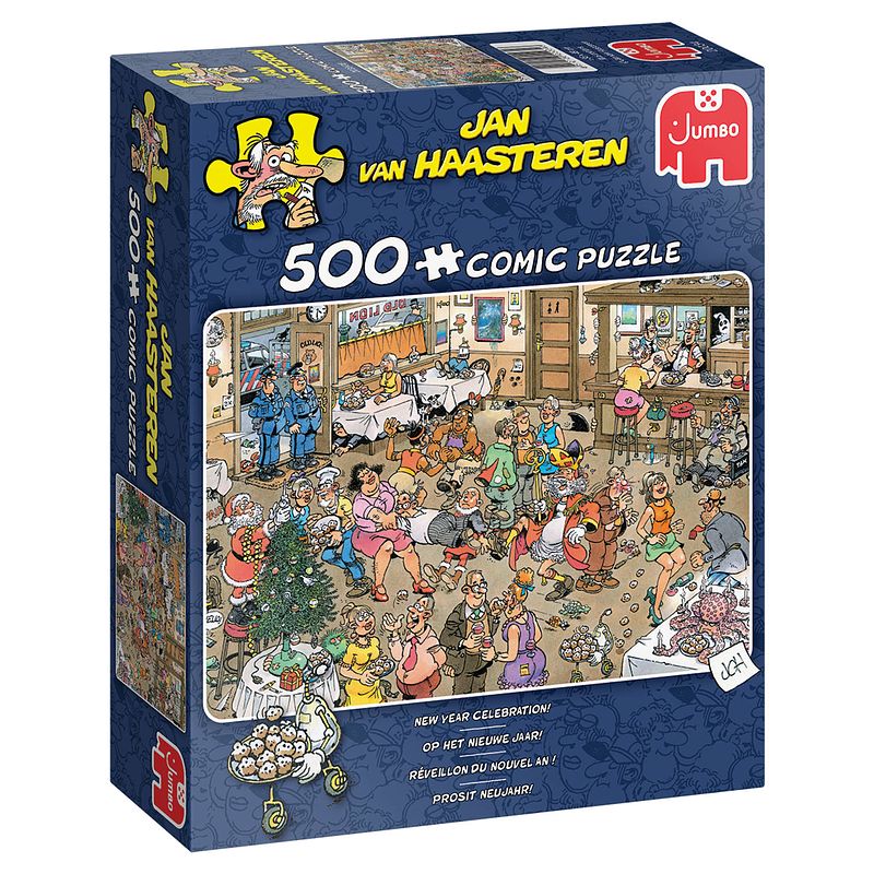 Foto van Jan van haasteren op het nieuwe jaar! 500 stukjes