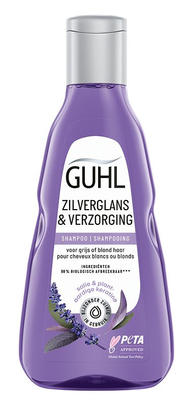 Foto van Guhl zilverglans & verzorging shampoo 250ml bij jumbo