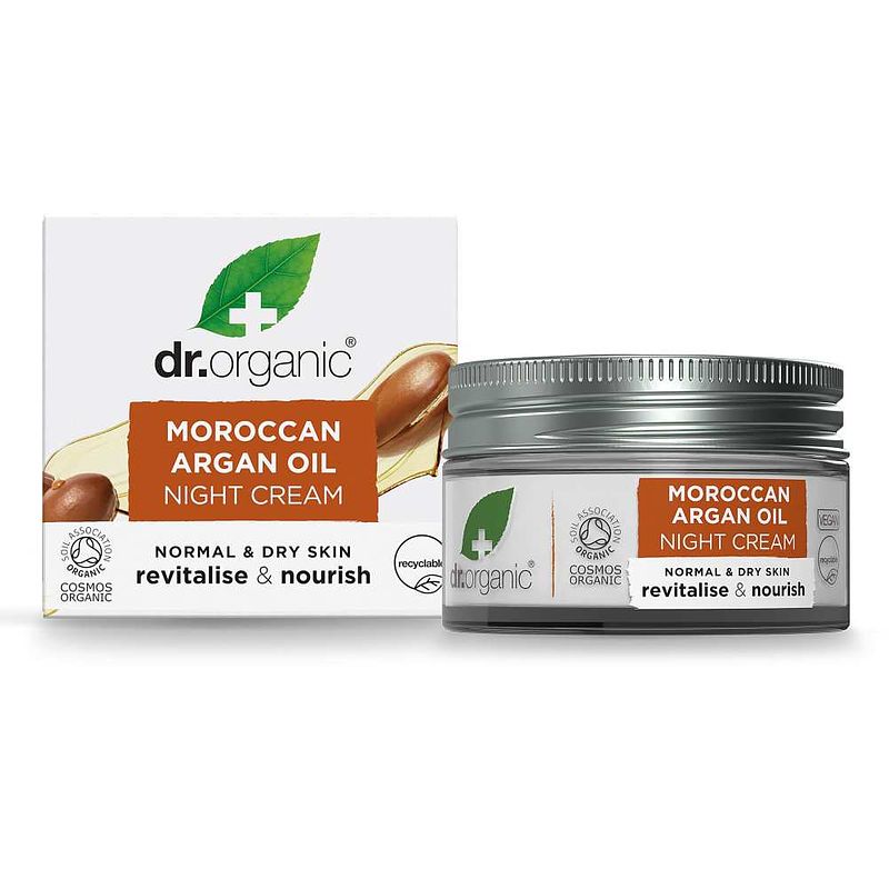 Foto van Dr organic arganolie nachtcrème