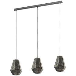 Foto van Eglo chiavica hanglamp - e27 - 96,5 cm - nikkel