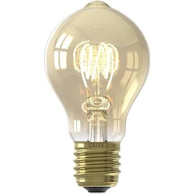 Foto van Led filament standaardlamp dimbaar - goud - e27 - 5.5w - 470lm - leen bakker