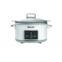 Foto van Crock pot slow cooker sauté duraceremic 5l wit cr026x - crockpot