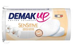 Foto van Demak'sup wattenschijfjes sensitive silk ovaal 48st