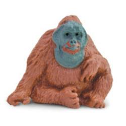 Foto van Safari speelset lucky minis orang-oetan 2,5 cm bruin 192-delig