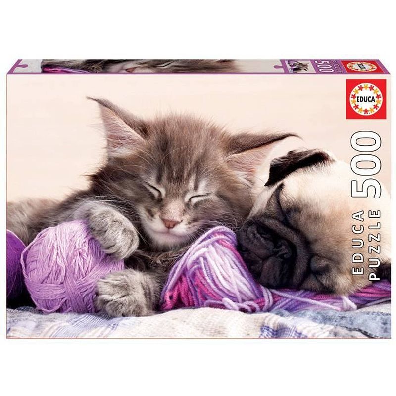 Foto van Educa puzzle 500 companions of dreams