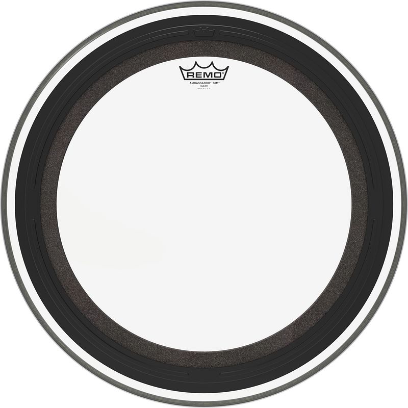 Foto van Remo br-1320-00-smt ambassador smt clear 20 inch bassdrumvel