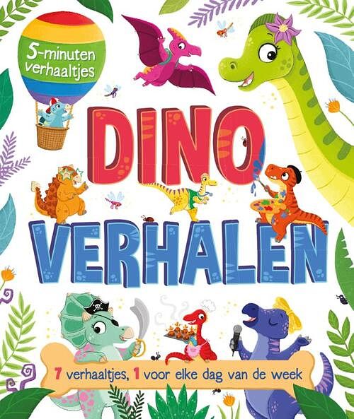 Foto van Dinoverhalen - 5-minutenverhaaltjes - claire mowat - hardcover (9789036644150)