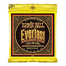 Foto van Ernie ball 2556 everlast coated bronze medium light snarenset