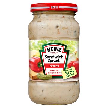 Foto van Heinz sandwich spread naturel 300g bij jumbo